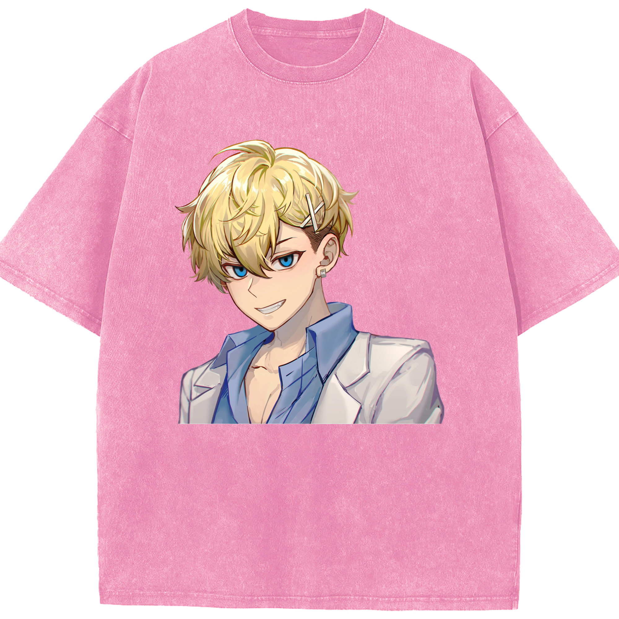 （画像用） 東京リベンジャーズ Tokyo Revengers 綿100% ヴィンテージ風 半袖Tシャツ（フロントプリント）